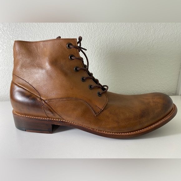 New J.D. Fisk Ankle Boot, Brown Leather, Men’s 13 - Picture 2 of 10